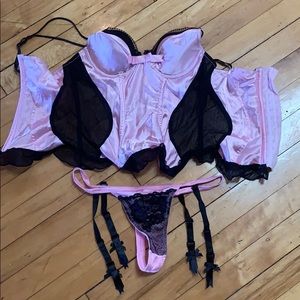 Victoria’s Secret Corset and garter set